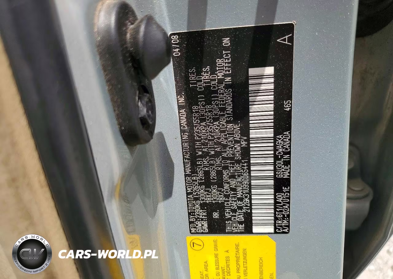 2009 Lexus Rx 350 VIN:2T2GK31U99C065441 - 13
