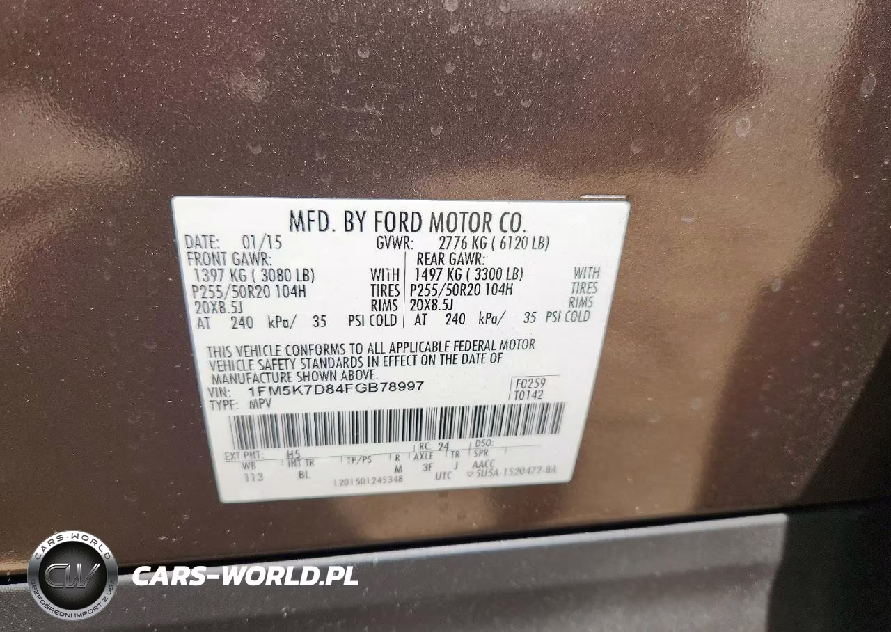 2015 Ford Explorer Xlt VIN:1FM5K7D84FGB78997 - 13