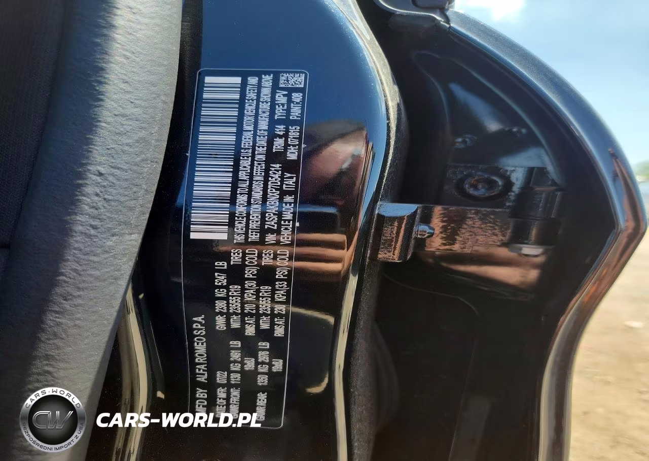 2023 Alfa Romeo Stelvio Ti VIN:ZASPAKBNXP7D54214 - 12
