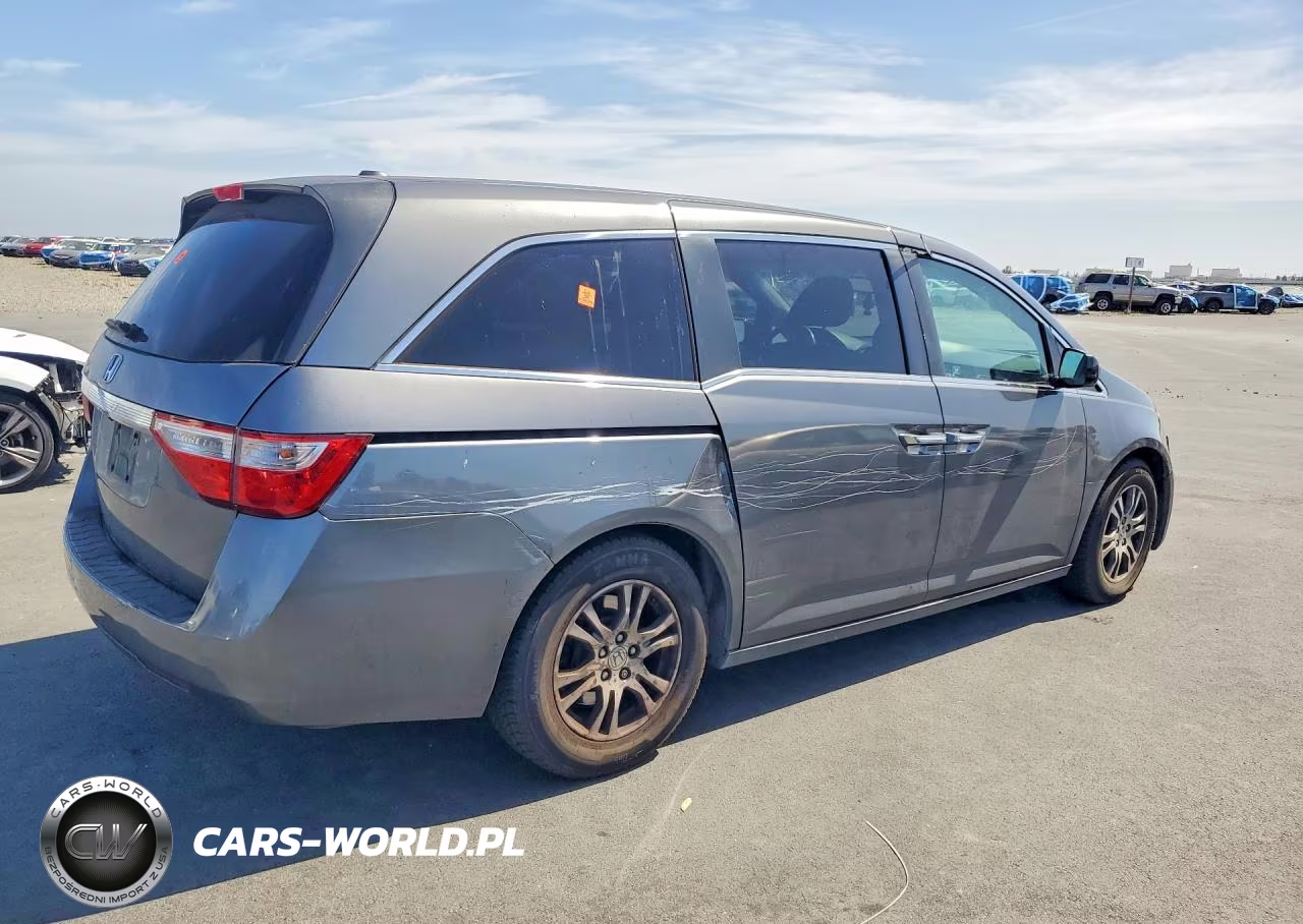 2012 Honda Odyssey Exl VIN:5FNRL5H66CB114109 - 3