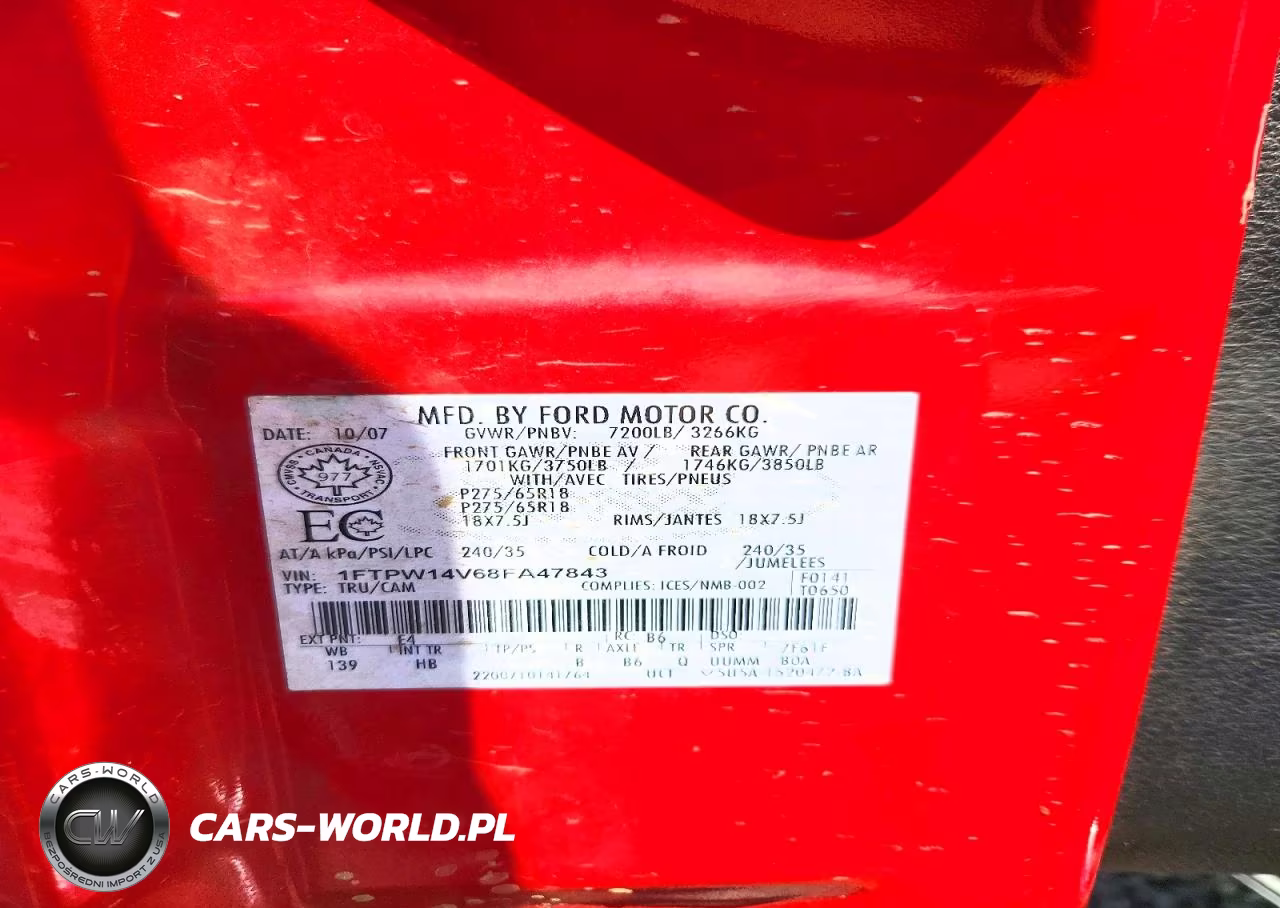 2008 Ford F150 Supercrew VIN:1FTPW14V68FA47843 - 12