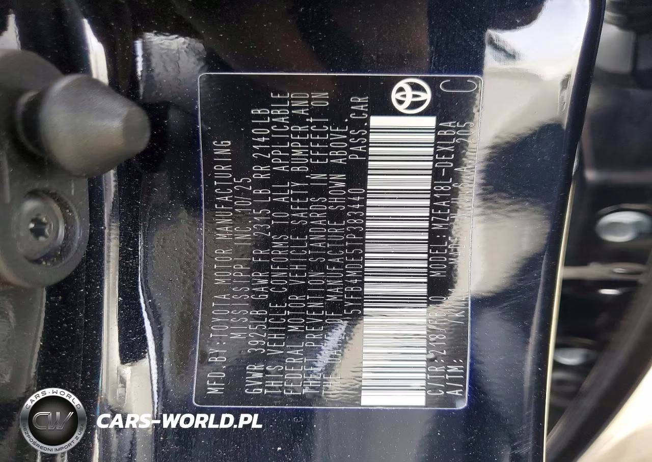 2026 Toyota Corolla Le VIN:5YFB4MDE5TP383440 - 13