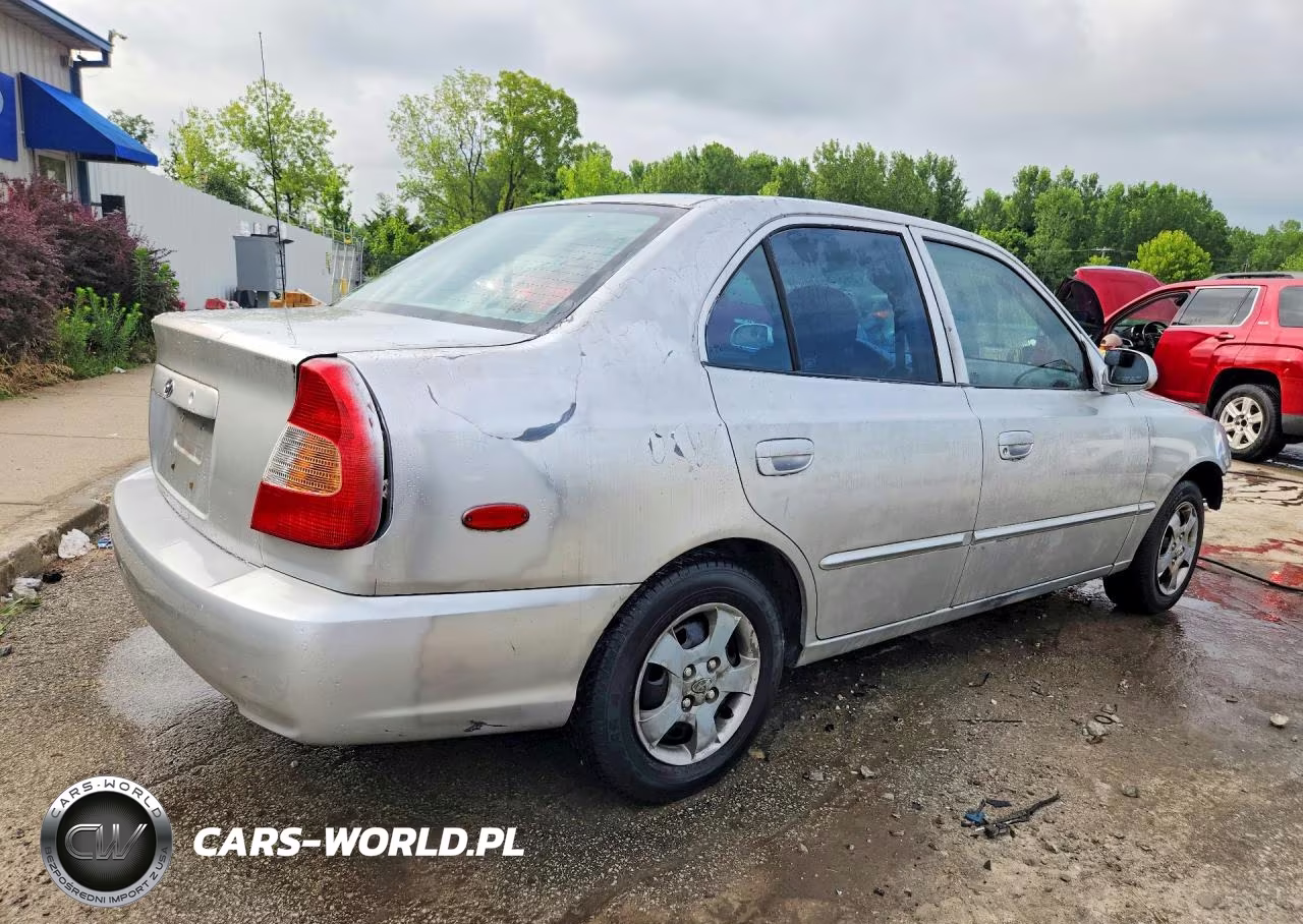 2001 Hyundai Accent Gl VIN:KMHCG45C31U195343 - 3