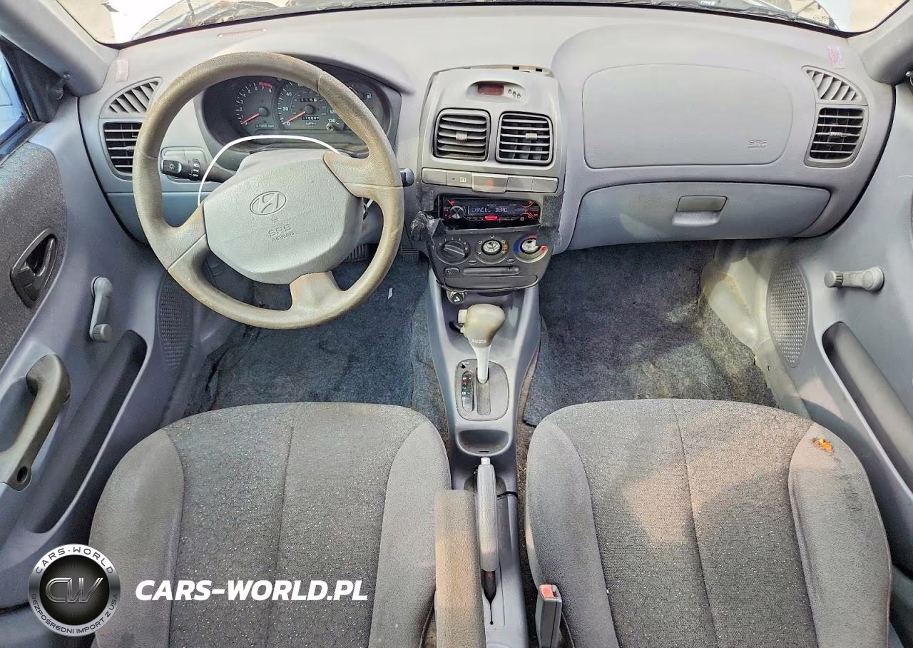 2001 Hyundai Accent Gl VIN:KMHCG45C31U195343 - 8