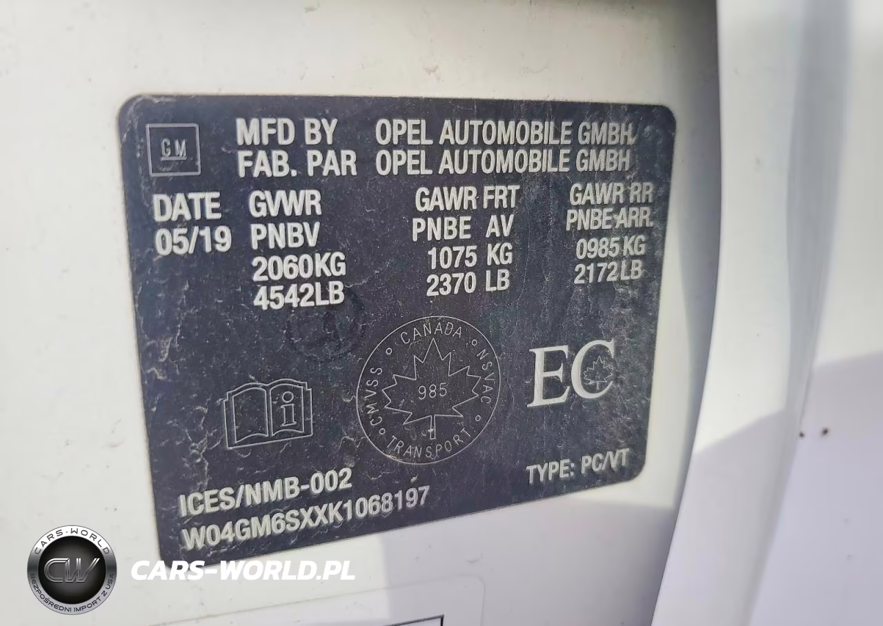 2019 Buick Regal Preferred Ii VIN:W04GM6SXXK1068197 - 12