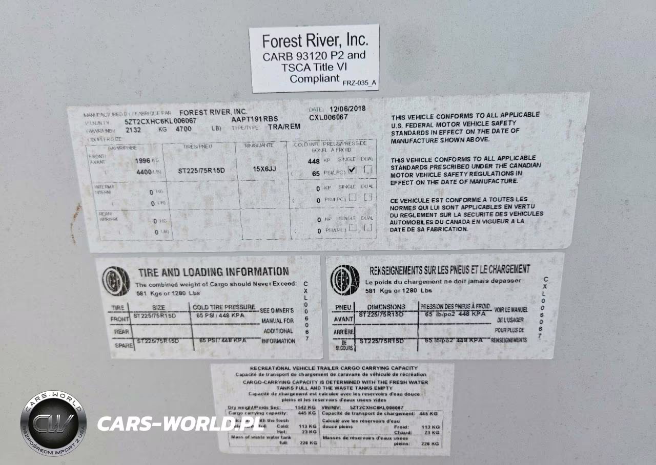 2019 Forest River Apex Camper VIN:5ZT2CXHC6KL006067 - 10