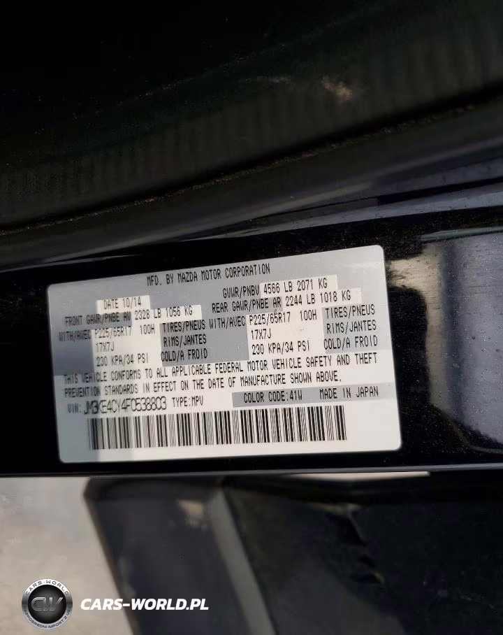 2015 Mazda Cx-5 Touring VIN:JM3KE4CY4F0538803 - 13