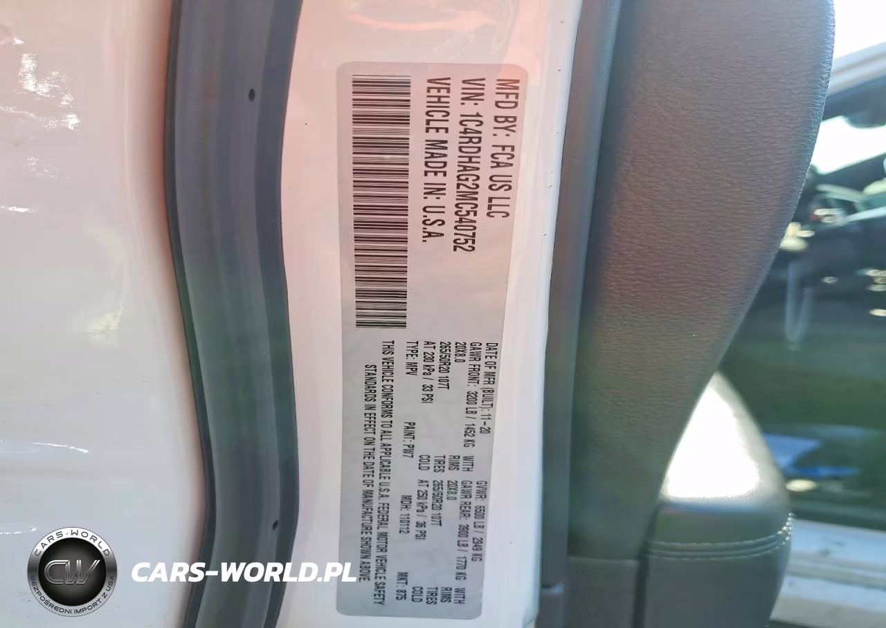 2021 Dodge Durango Sxt VIN:1C4RDHAG2MC540752 - 13