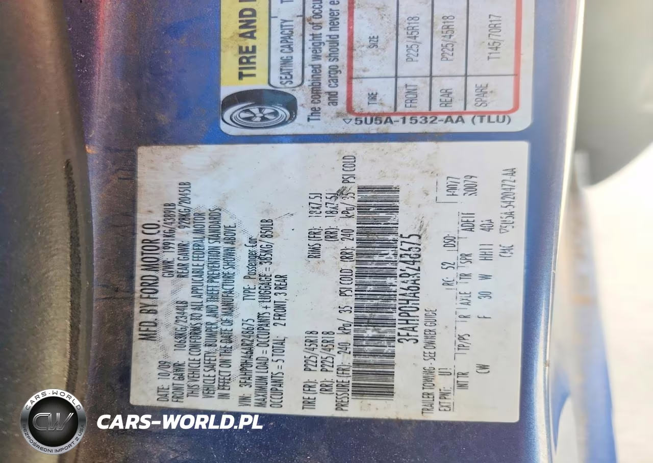 2010 Ford Fusion Se VIN:3FAHP0HA6AR248675 - 13