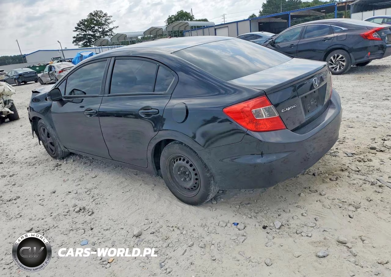 2012 Honda Civic Lx VIN:2HGFB2F56CH571027 - 2
