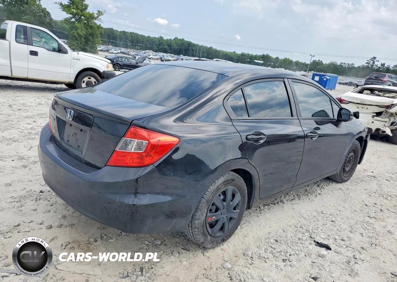 2012 Honda Civic Lx VIN:2HGFB2F56CH571027 - 3