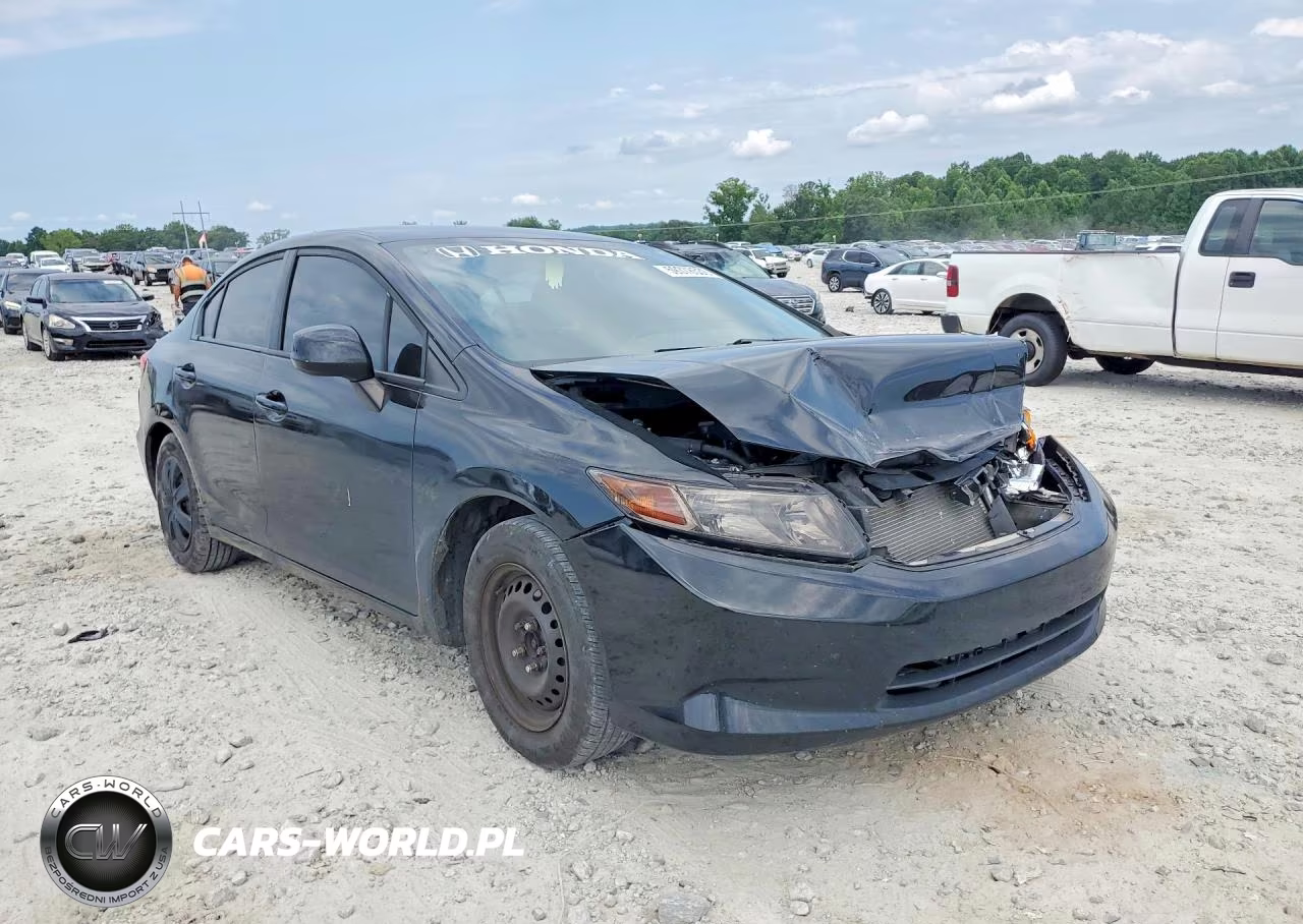 2012 Honda Civic Lx VIN:2HGFB2F56CH571027 - 4