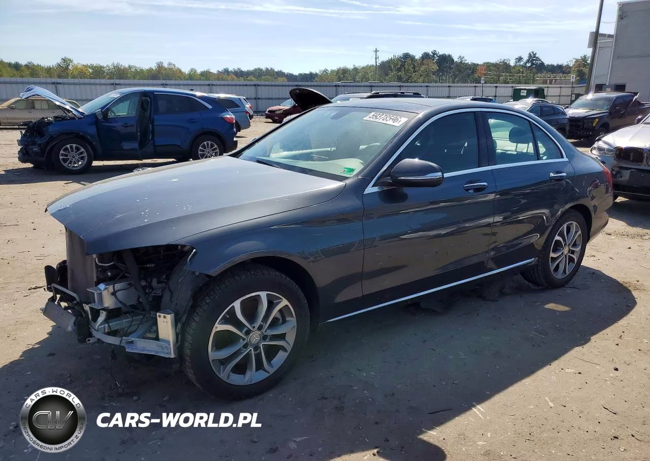 2015 Mercedes-Benz C 300 4Matic VIN:55SWF4KB4FU001109 - 1