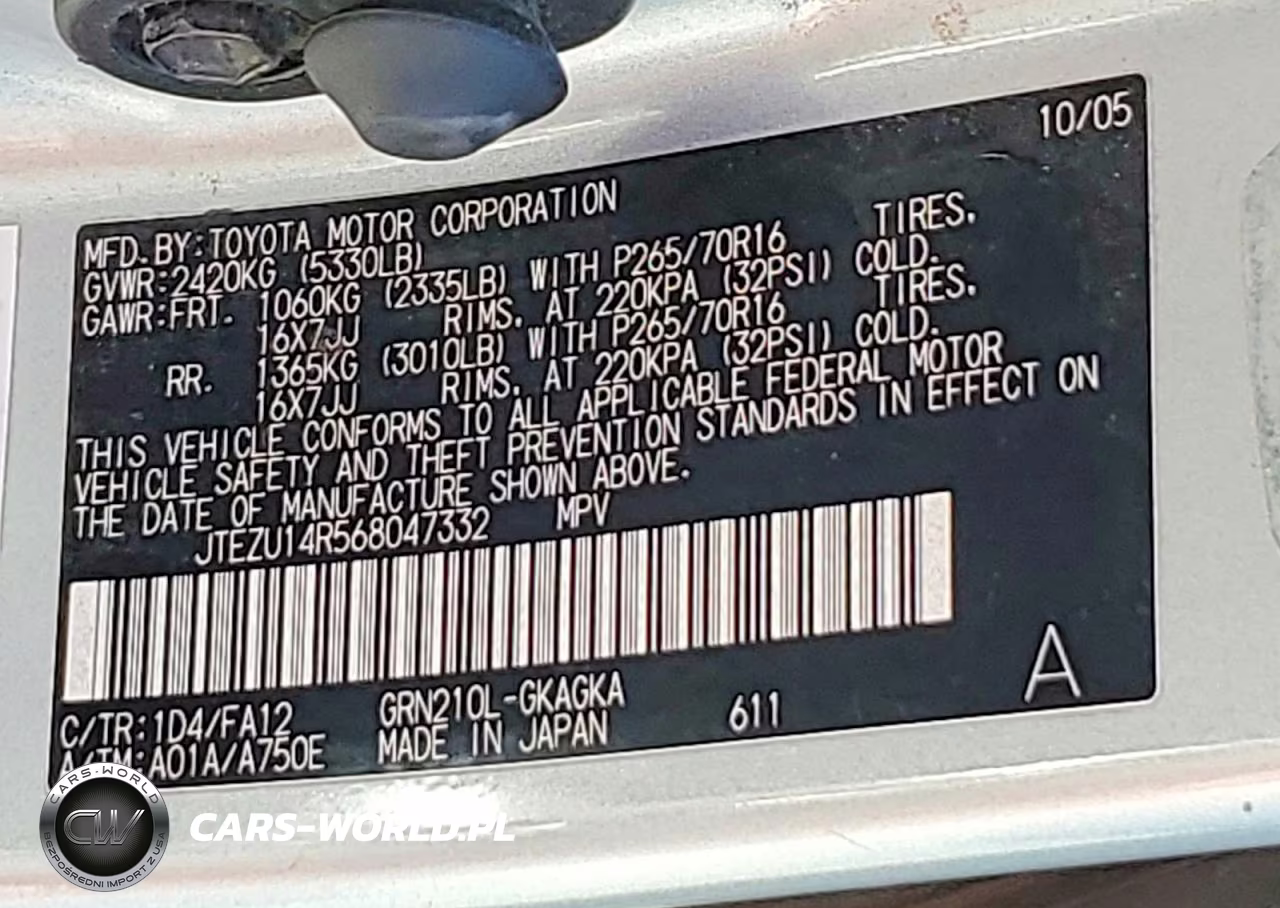2006 Toyota 4Runner Sr5 VIN:JTEZU14R568047332 - 13