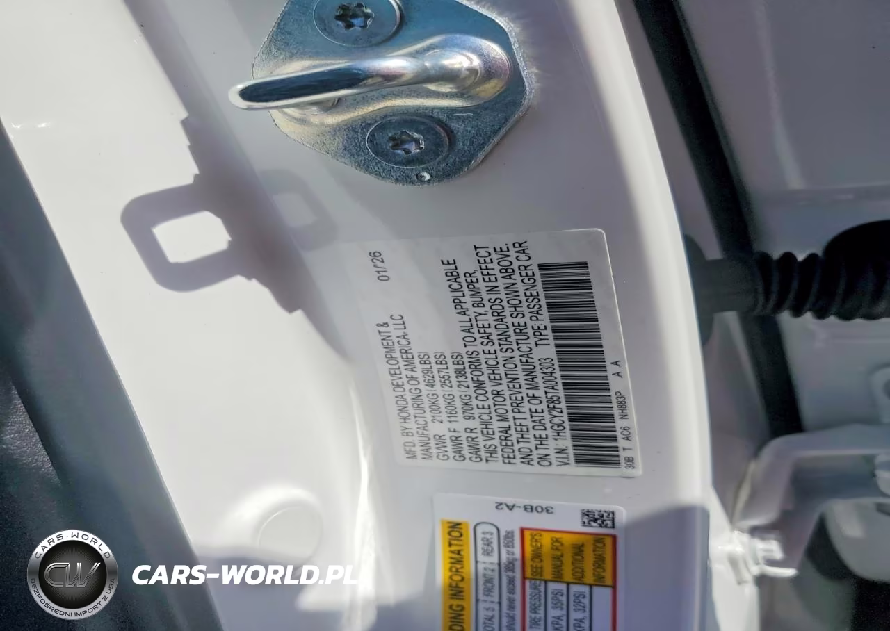 2026 Honda Accord Touring Hybrid VIN:1HGCY2F85TA004303 - 12