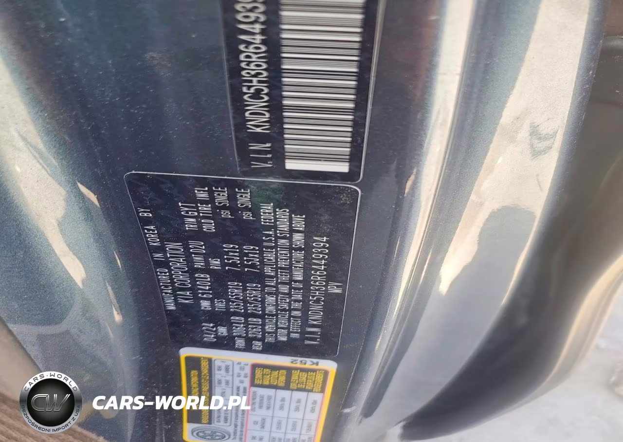2024 Kia Carnival Ex VIN:KNDNC5H36R6449394 - 13