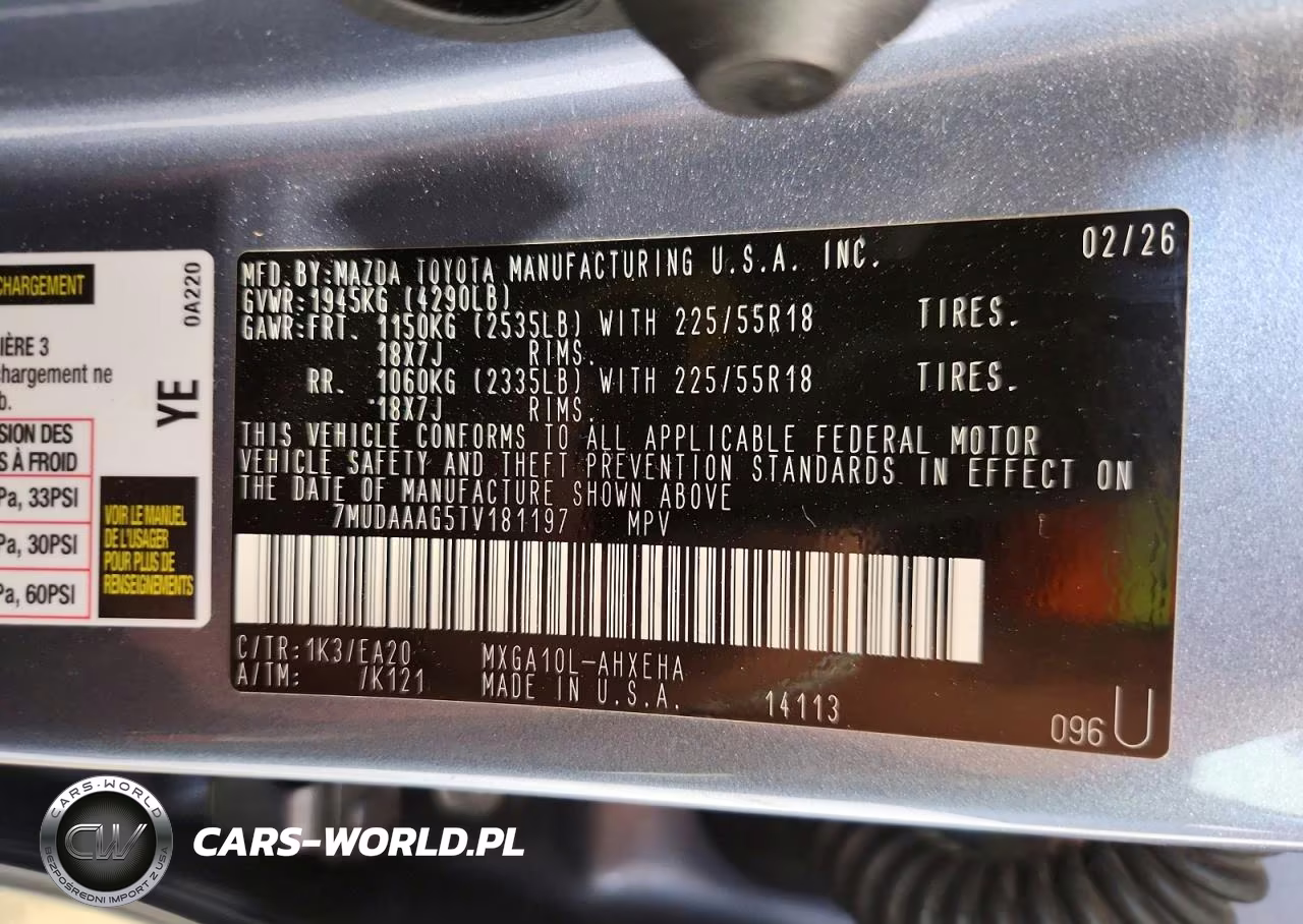 2026 Toyota Corolla Cross Xle VIN:7MUDAAAG5TV181197 - 13
