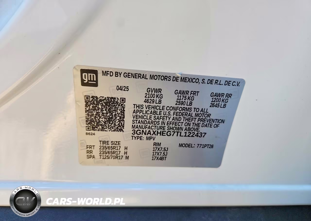 2026 Chevrolet Equinox Lt VIN:3GNAXHEG7TL122437 - 13