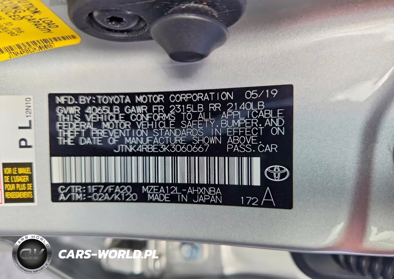 2019 Toyota Corolla Se VIN:JTNK4RBE3K3060667 - 13
