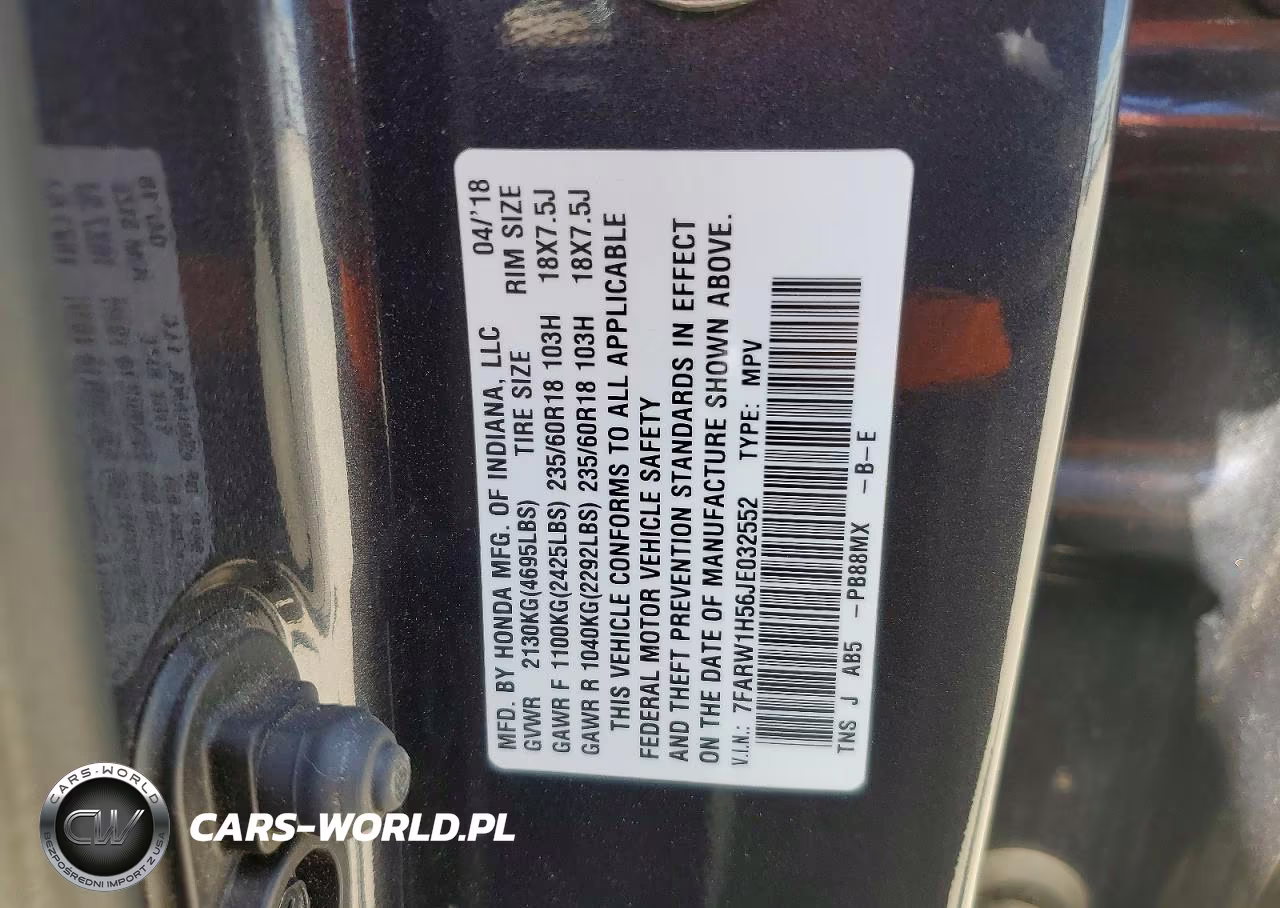 2018 Honda Cr-V Ex VIN:7FARW1H56JE032552 - 13