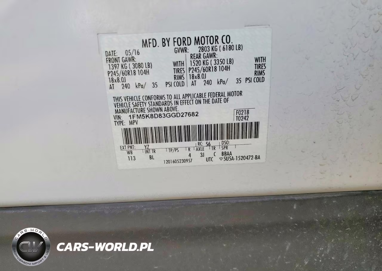 2016 Ford Explorer Xlt VIN:1FM5K8D83GGD27682 - 12