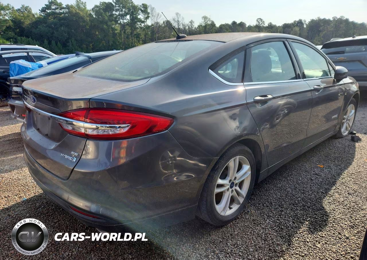 2018 Ford Fusion Se Hybrid VIN:3FA6P0LU7JR192805 - 3