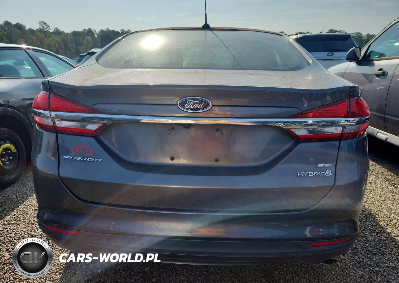 2018 Ford Fusion Se Hybrid VIN:3FA6P0LU7JR192805 - 6