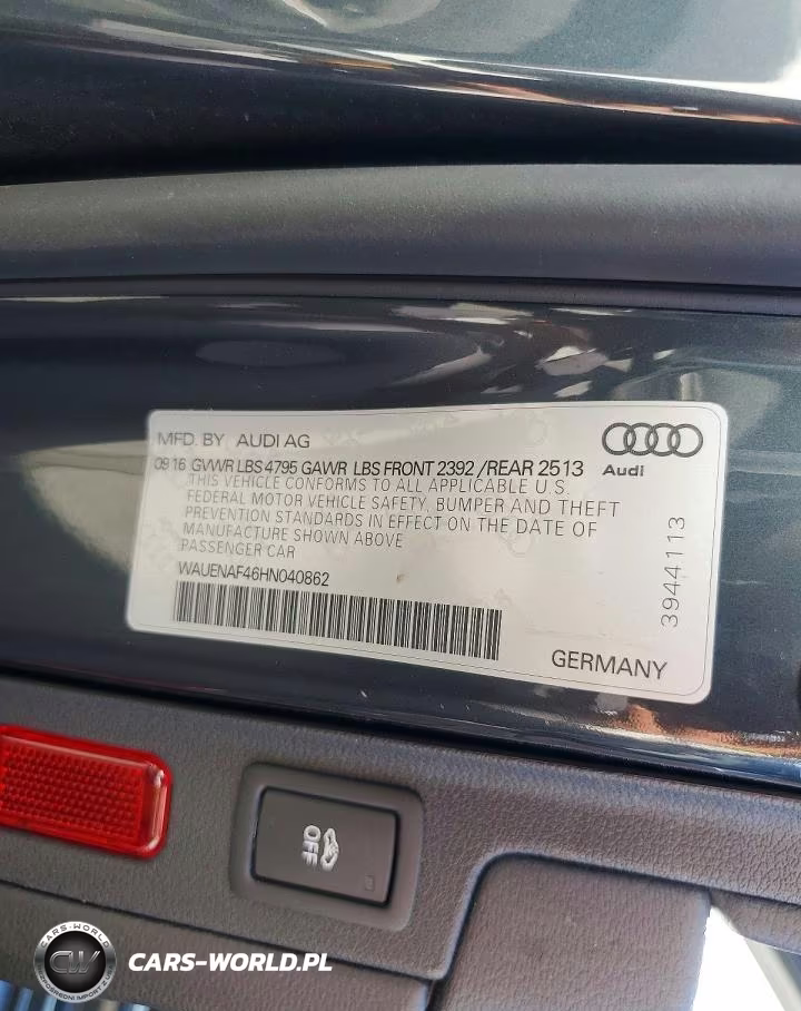 2017 Audi A4 Premium Plus VIN:WAUENAF46HN040862 - 12