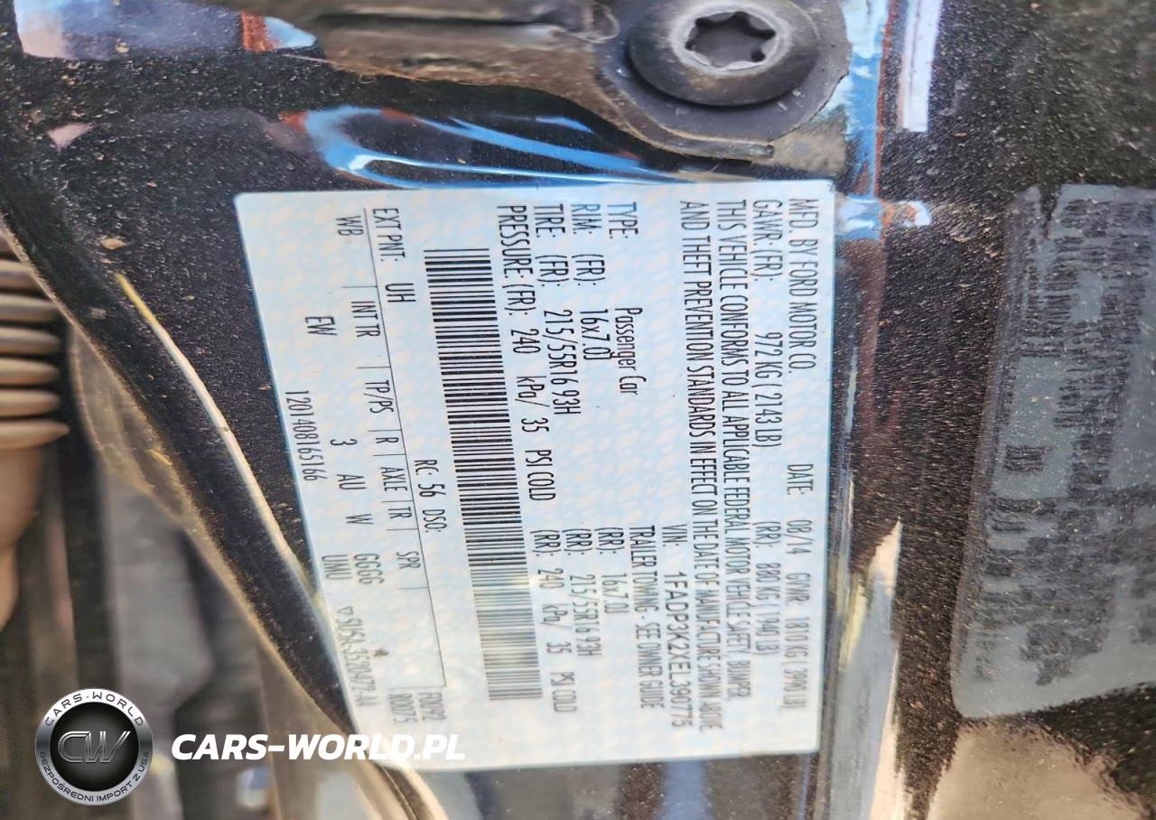 2014 Ford Focus Se VIN:1FADP3K2XEL390775 - 12