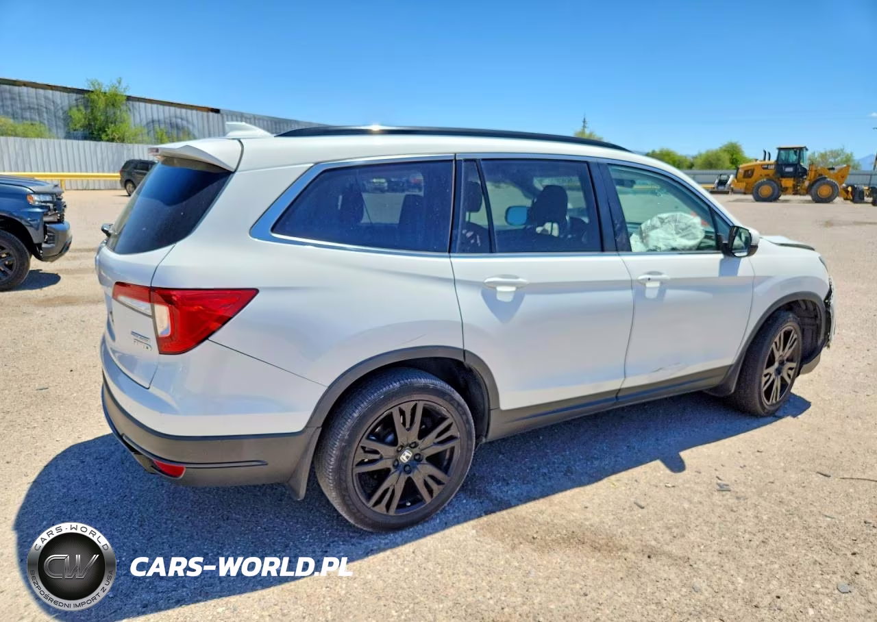 2022 Honda Pilot Se VIN:5FNYF6H27NB044211 - 3