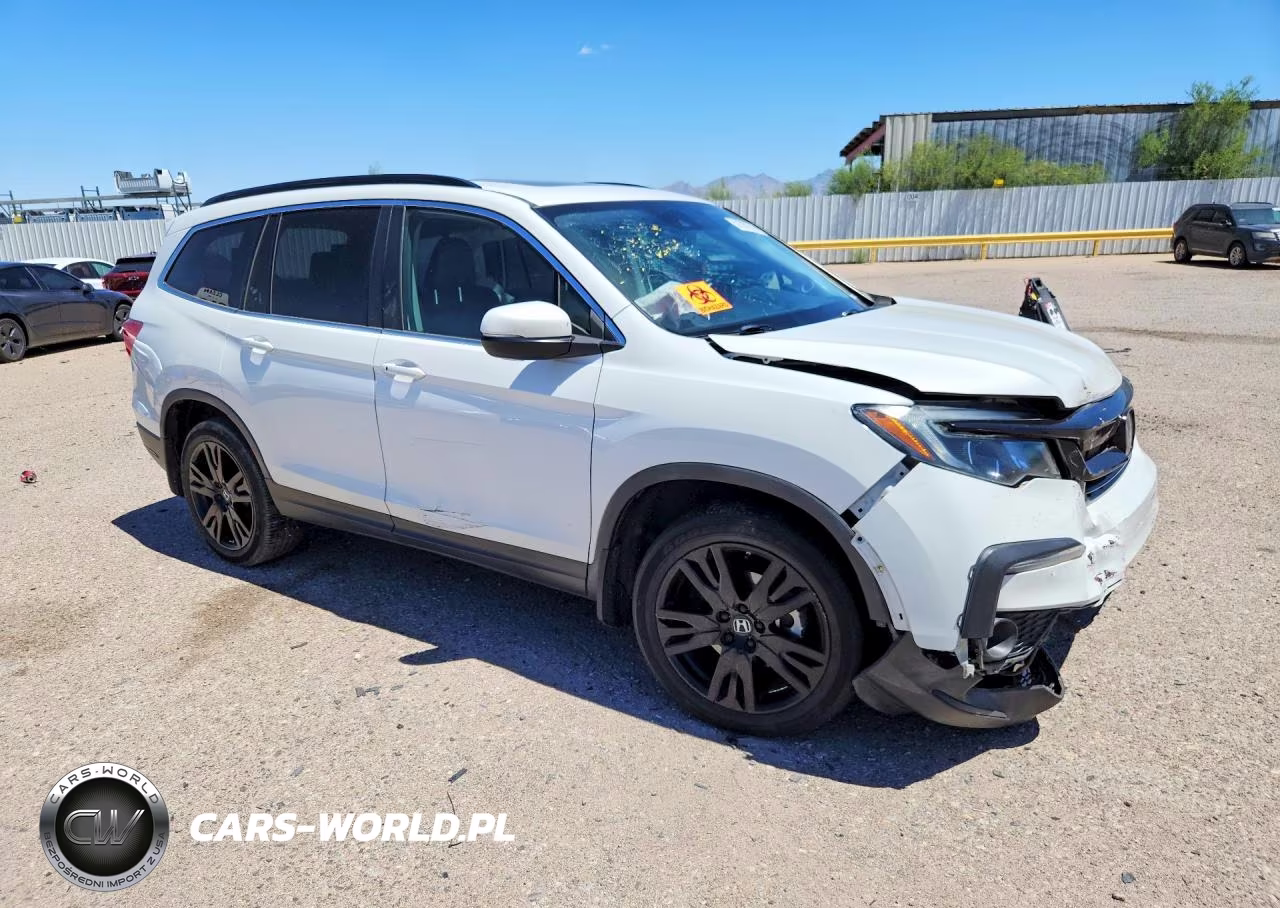 2022 Honda Pilot Se VIN:5FNYF6H27NB044211 - 4