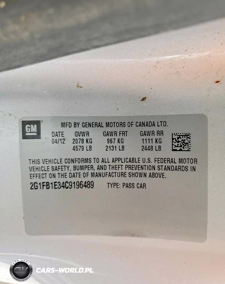 2012 Chevrolet Camaro Lt VIN:2G1FB1E34C9196489 - 12