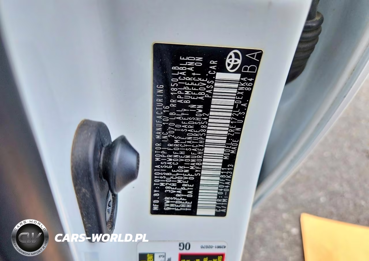 2017 Toyota Corolla L VIN:5YFBURHEXHP588542 - 12