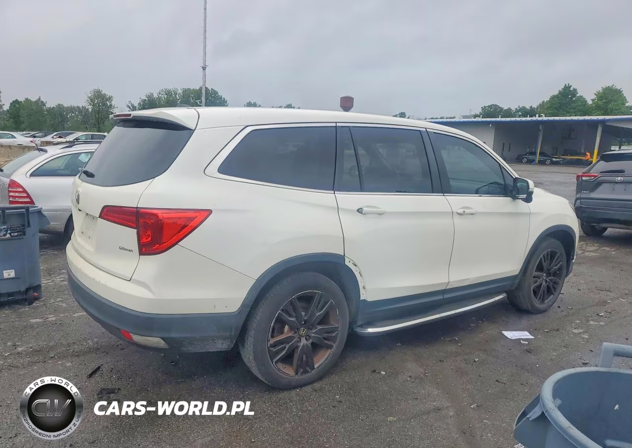 2017 Honda Pilot Exl VIN:5FNYF5H60HB004442 - 3