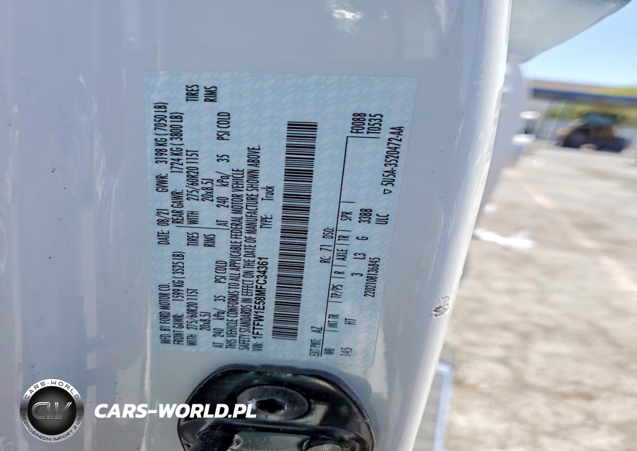 2021 Ford F150 Supercrew VIN:1FTFW1E58MFC34361 - 13