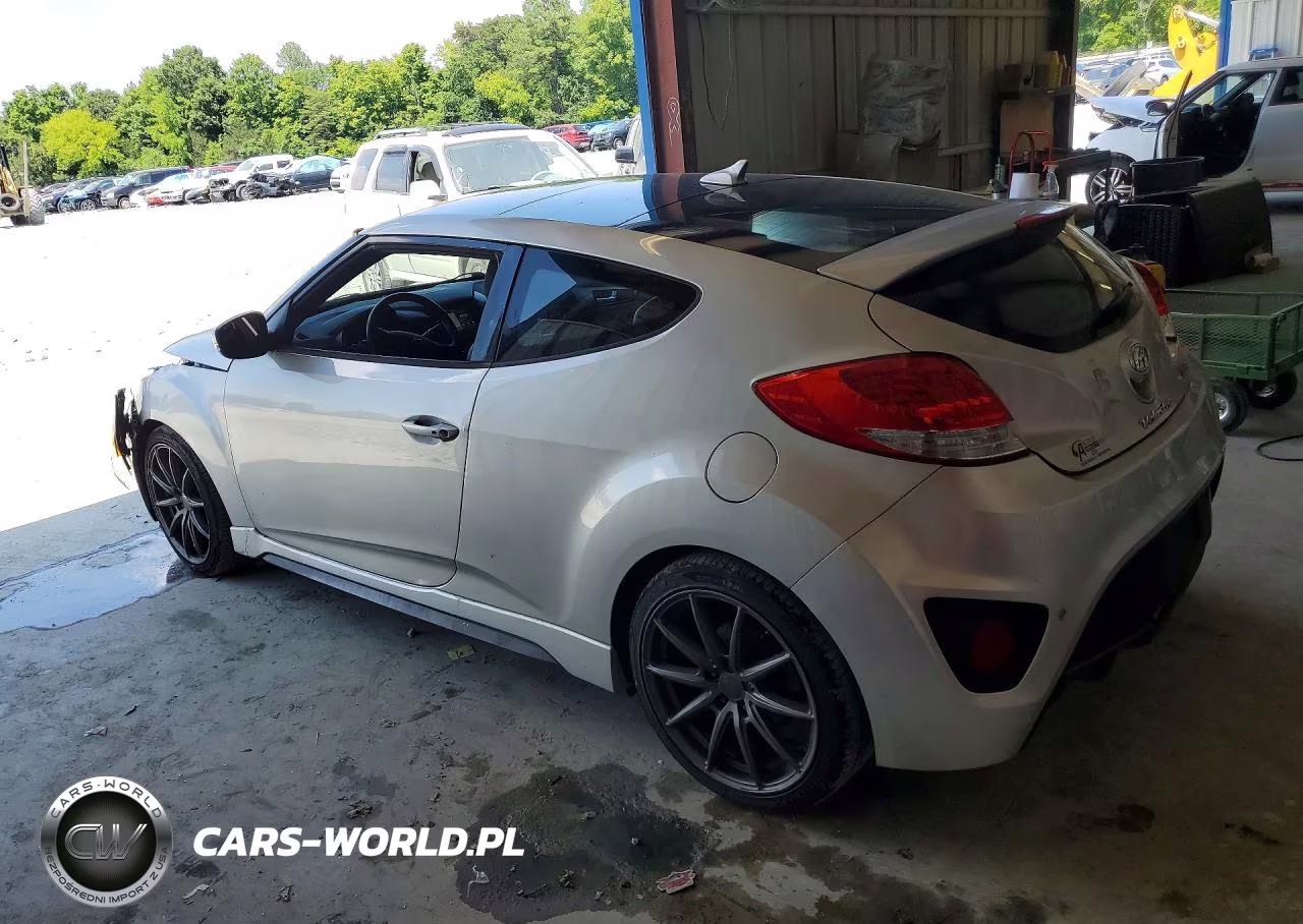 2016 Hyundai Veloster Turbo VIN:KMHTC6AE7GU293427 - 2