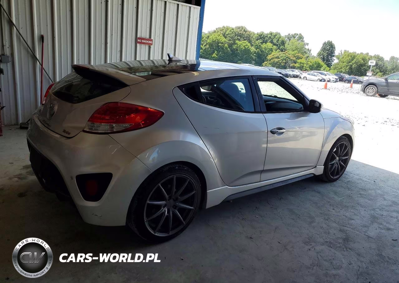 2016 Hyundai Veloster Turbo VIN:KMHTC6AE7GU293427 - 3