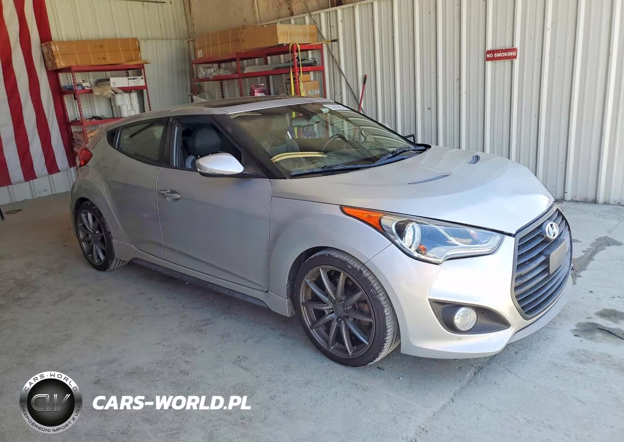 2016 Hyundai Veloster Turbo VIN:KMHTC6AE7GU293427 - 4