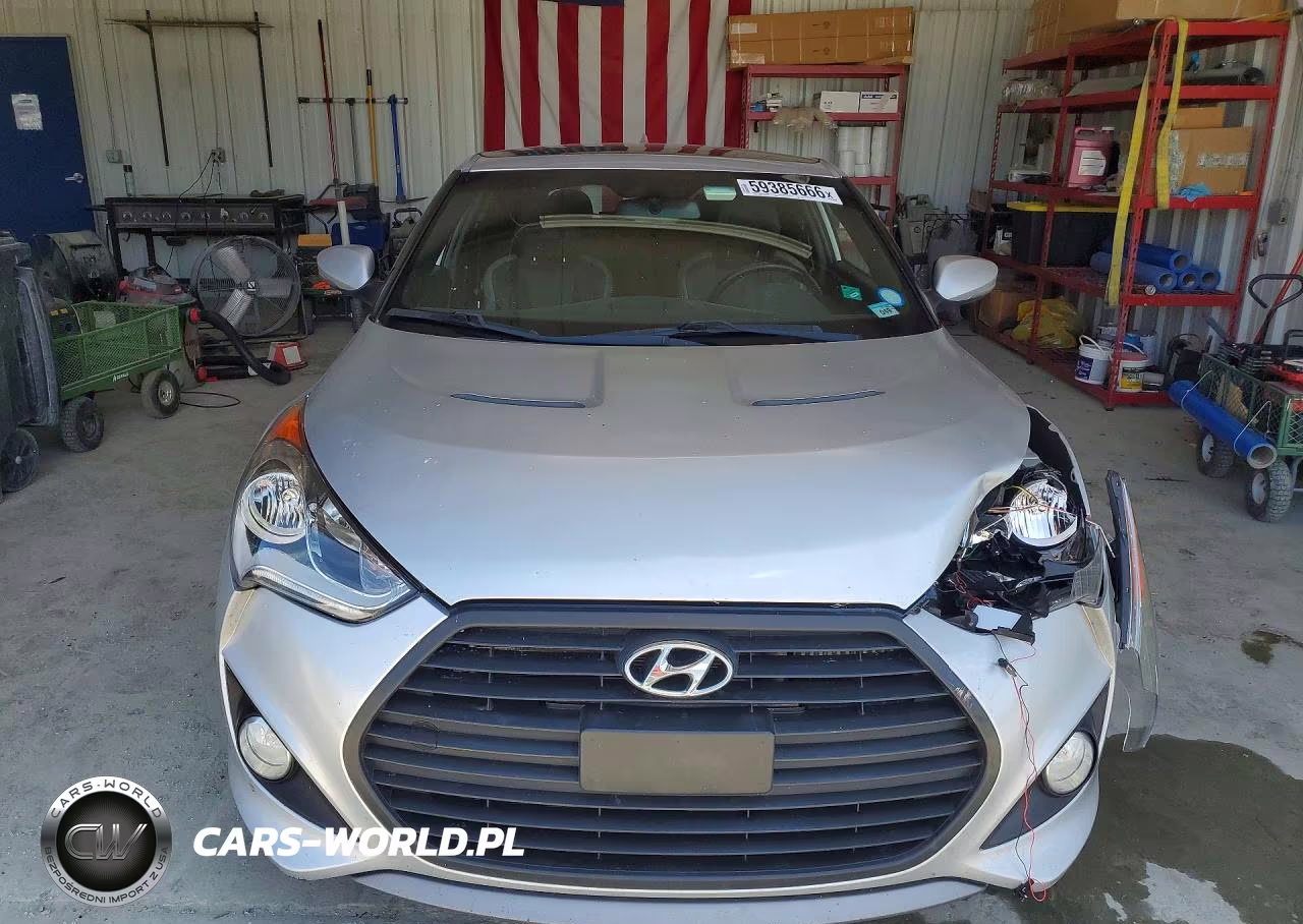 2016 Hyundai Veloster Turbo VIN:KMHTC6AE7GU293427 - 5