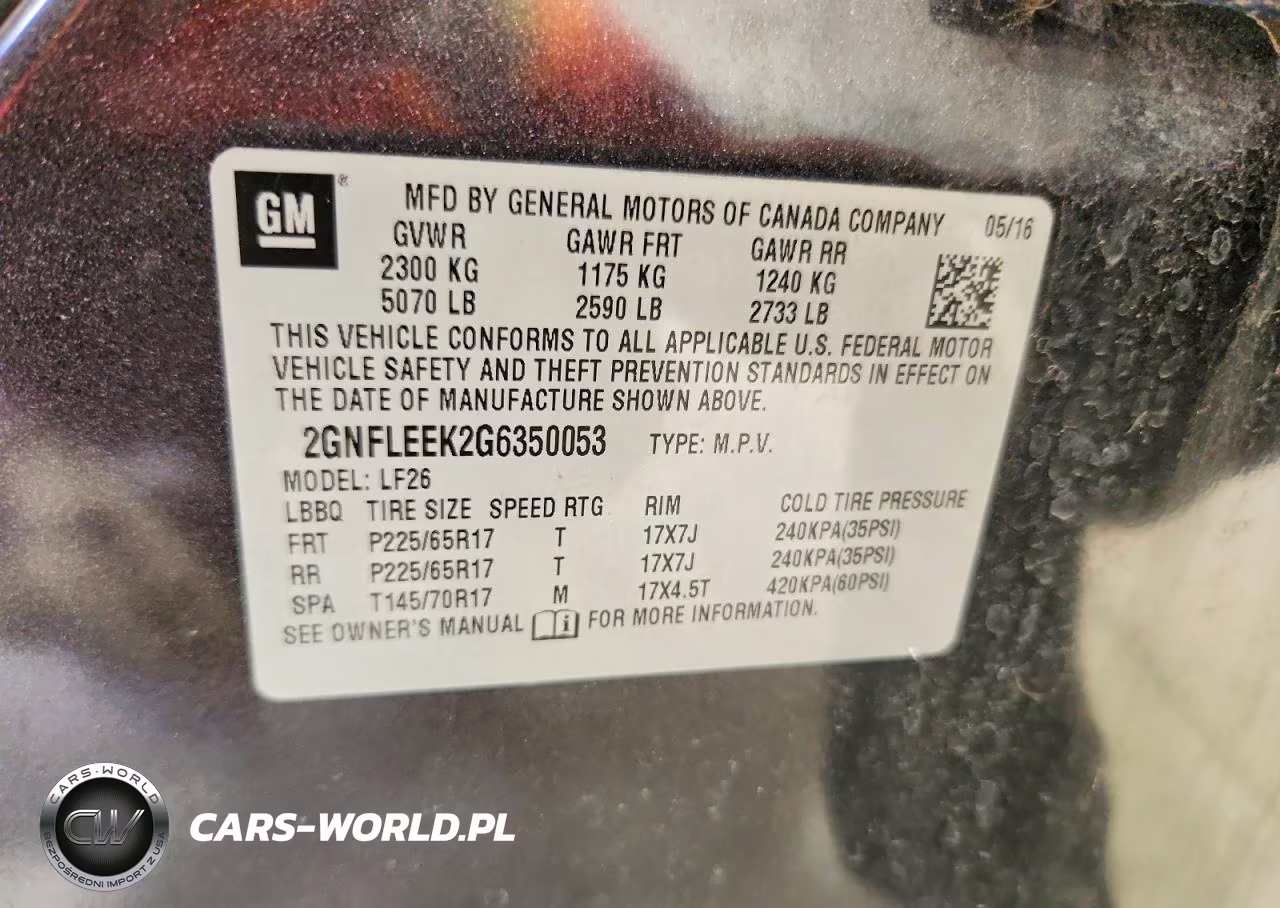 2016 Chevrolet Equinox Ls VIN:2GNFLEEK2G6350053 - 13