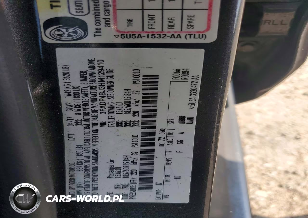 2017 Ford Fiesta Se VIN:3FADP4BJ3HM129410 - 12