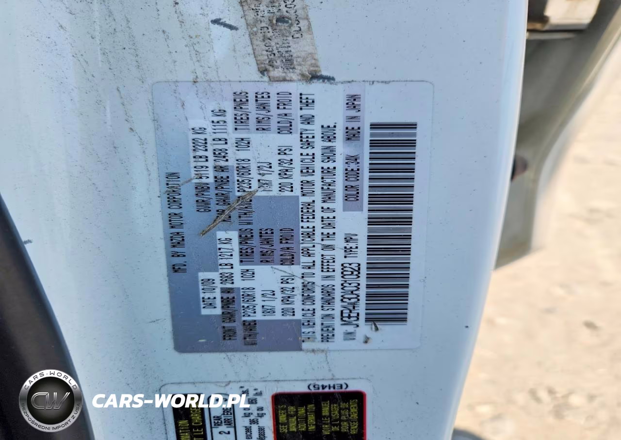 2010 Mazda Cx-7 VIN:JM3ER4W30A0310923 - 13