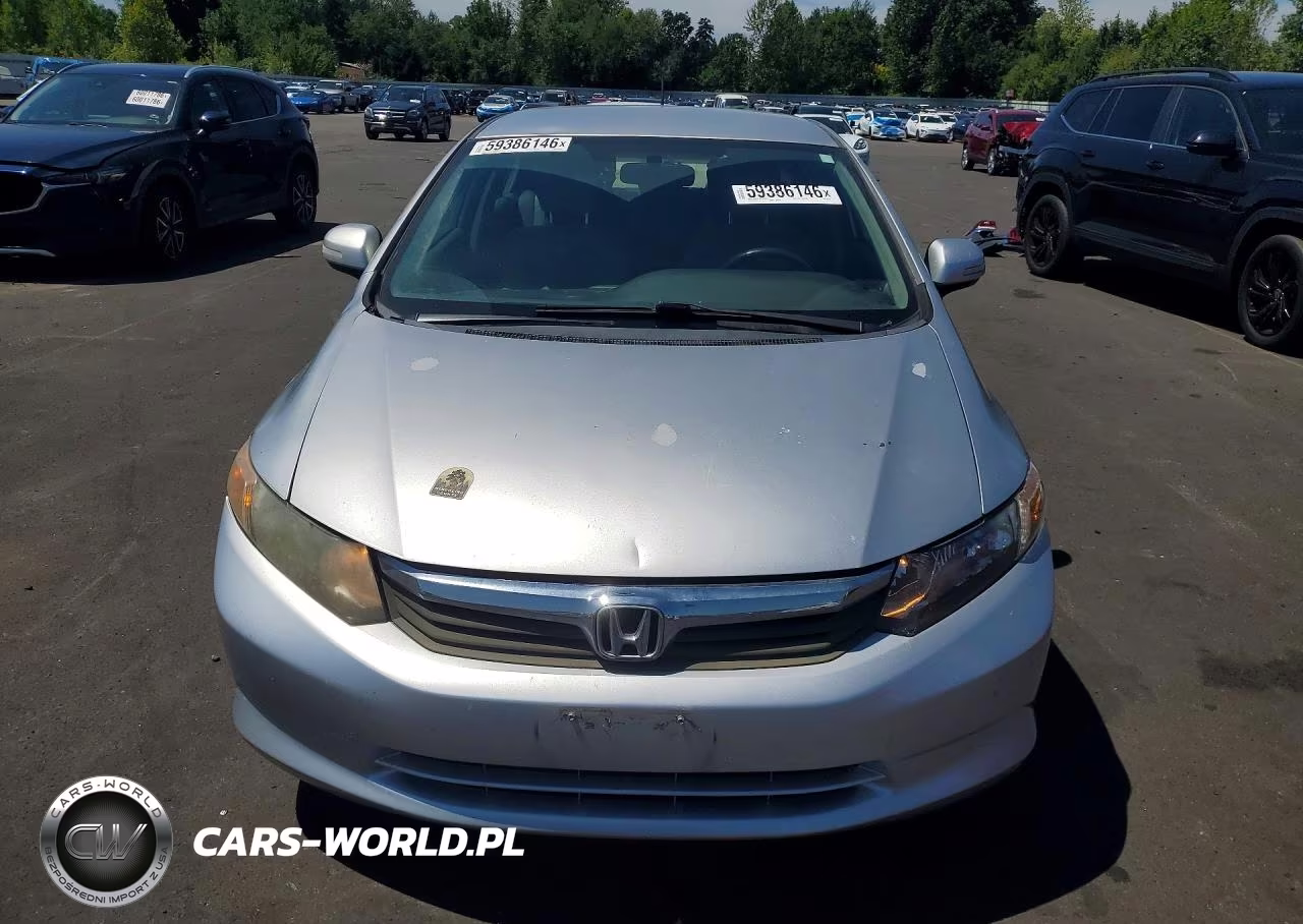 2012 Honda Civic Hybrid VIN:JHMFB4F24CS003270 - 5
