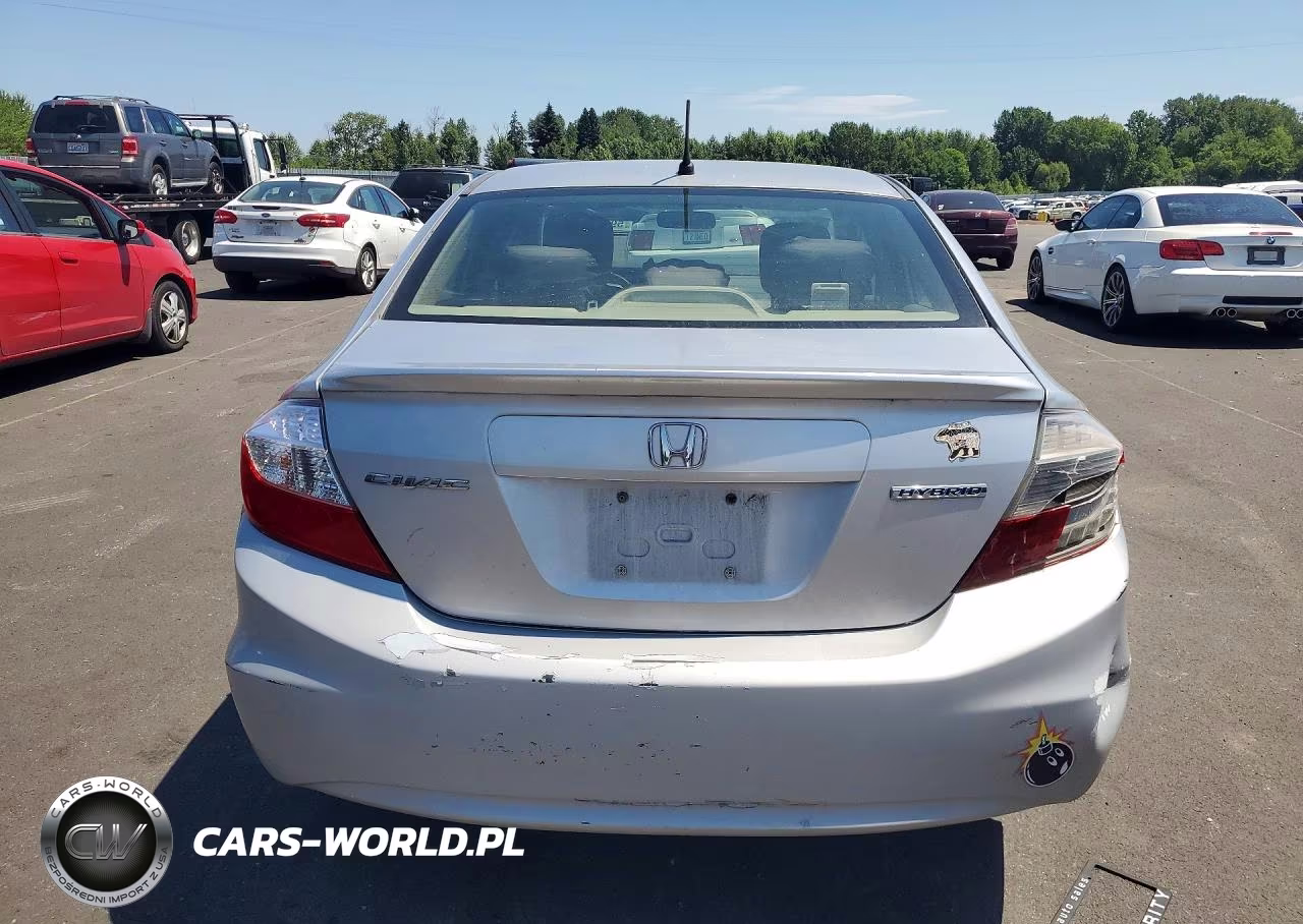 2012 Honda Civic Hybrid VIN:JHMFB4F24CS003270 - 6