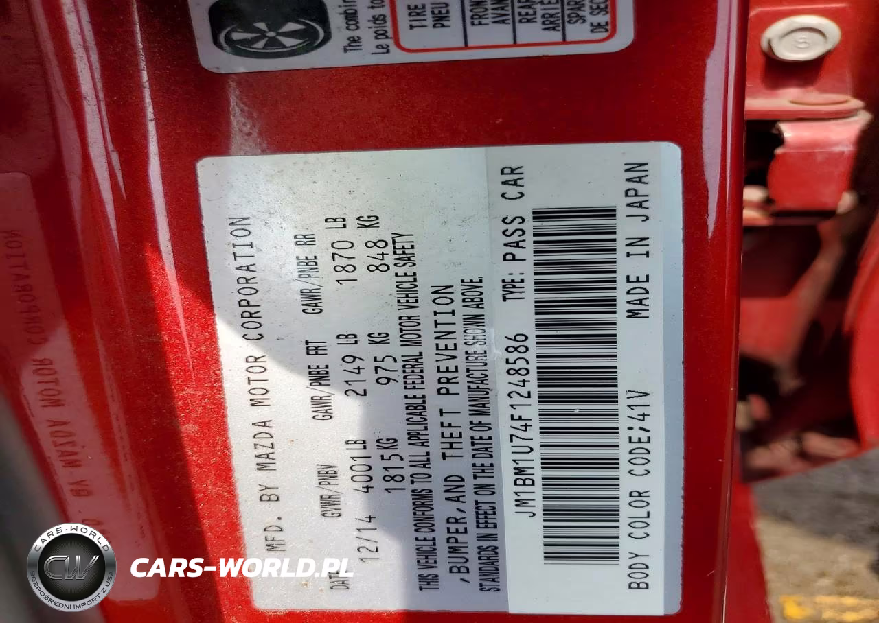 2015 Mazda 3 Sport VIN:JM1BM1U74F1248586 - 12
