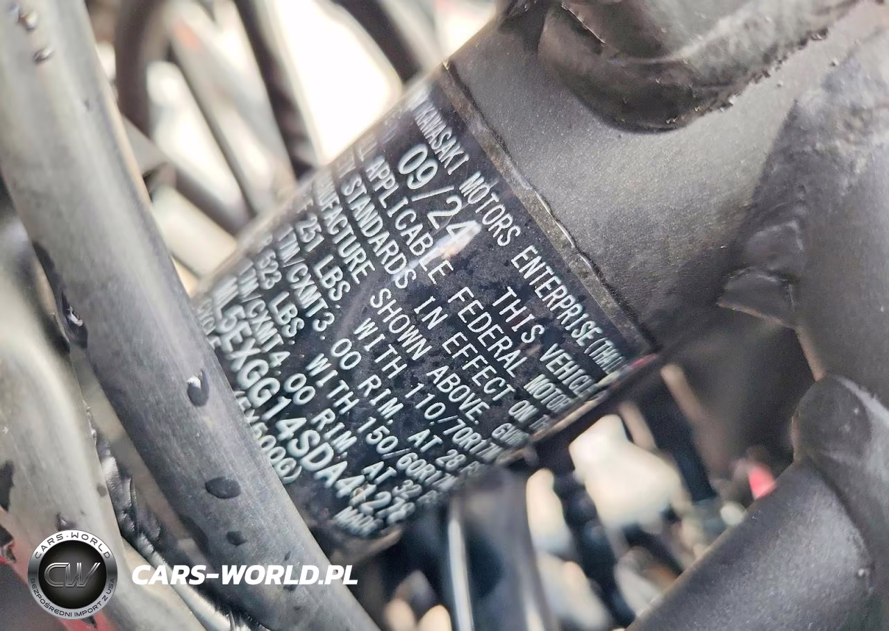 2025 Kawasaki Ex500 VIN:ML5EXGG14SDA41278 - 9