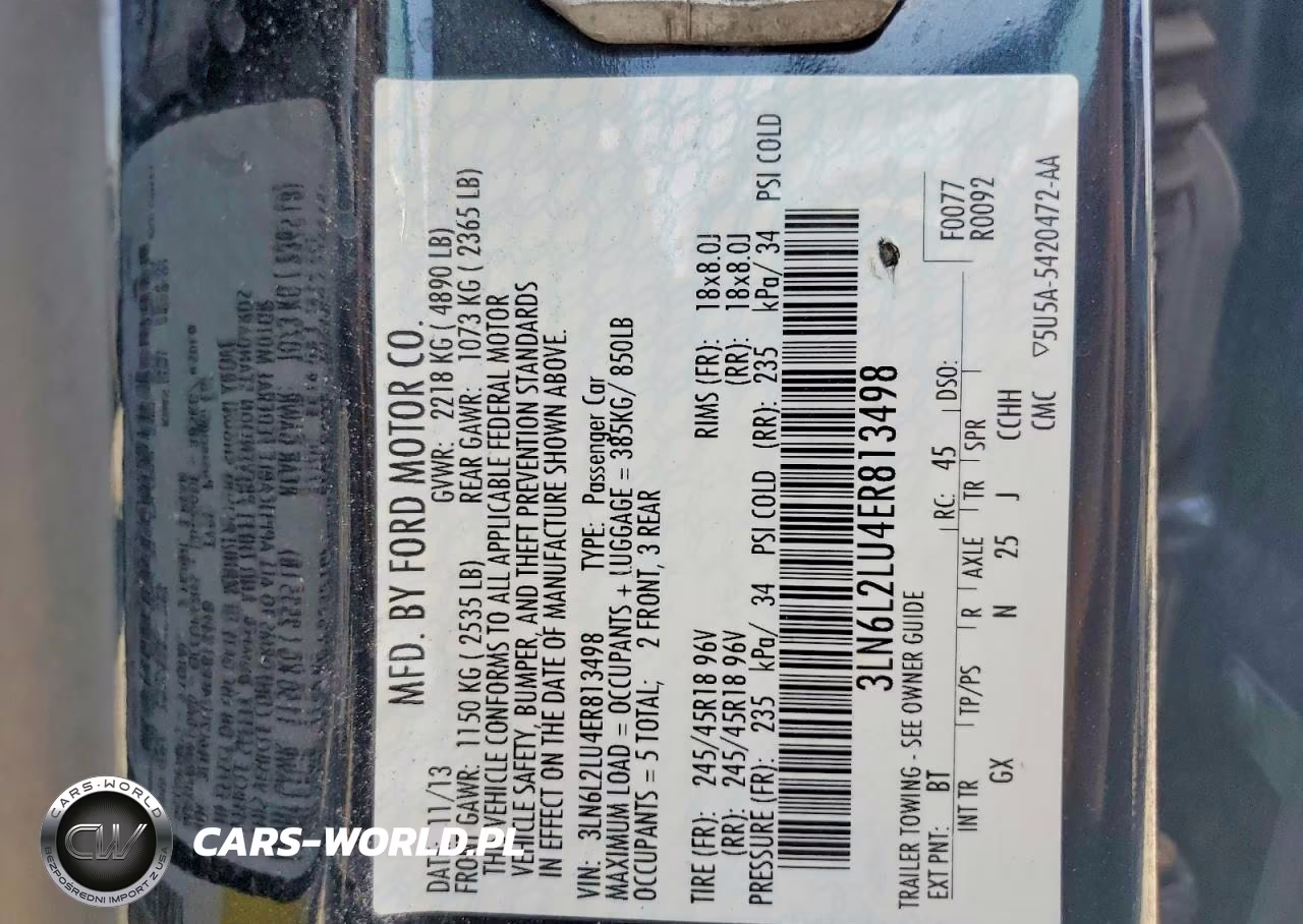 2014 Lincoln Mkz Hybrid VIN:3LN6L2LU4ER813498 - 12