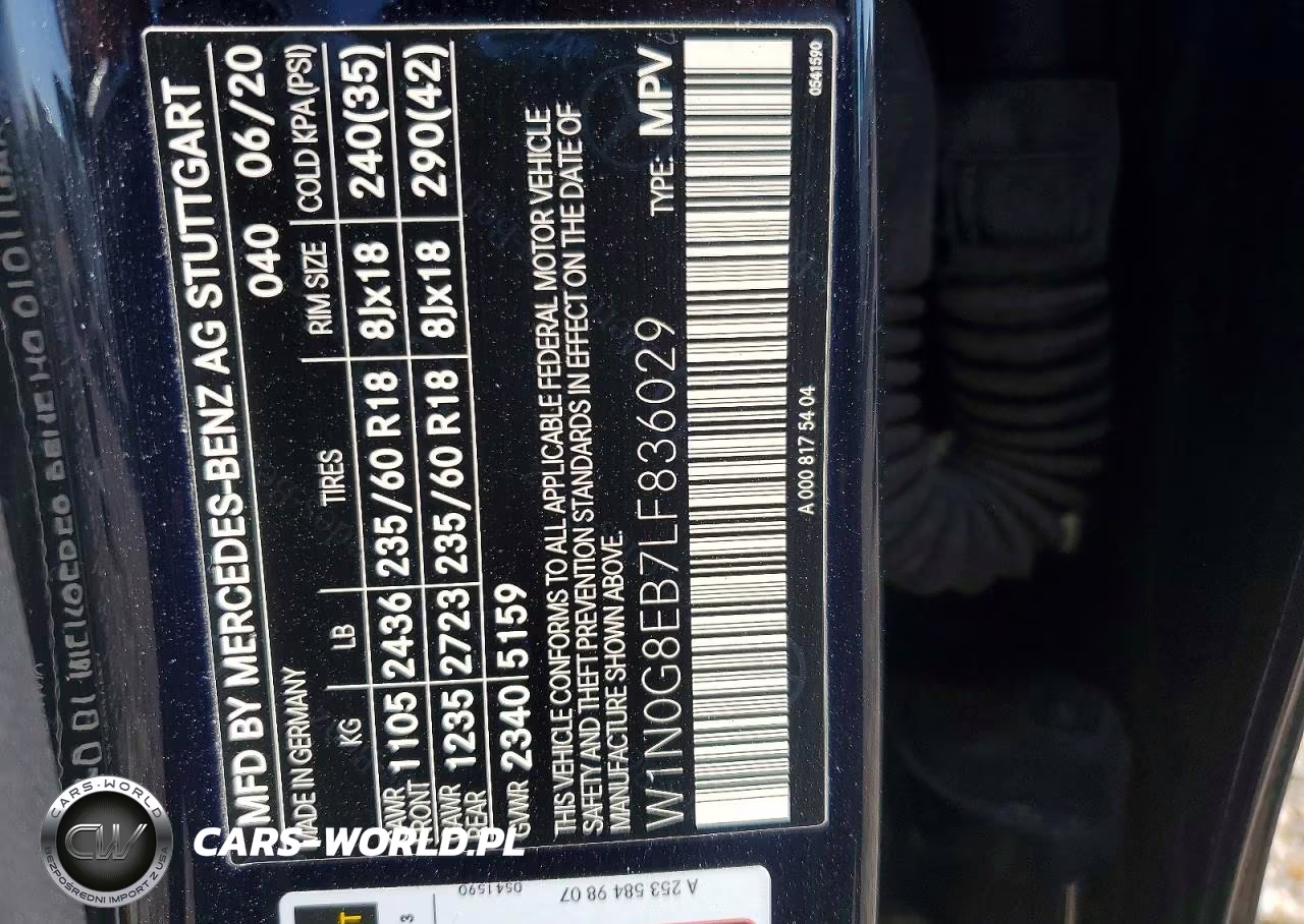 2020 Mercedes-Benz Glc 300 4Matic VIN:W1N0G8EB7LF836029 - 13