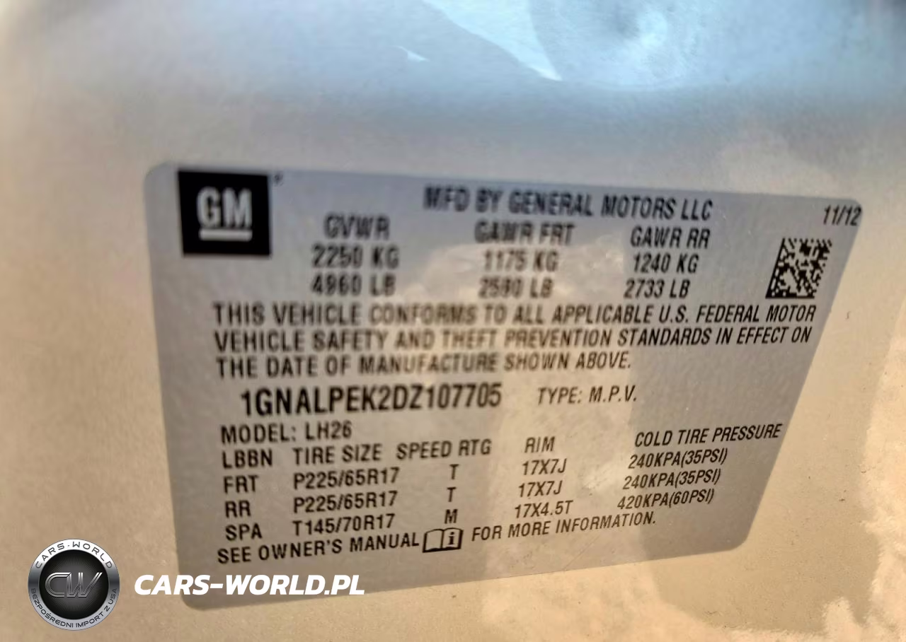 2013 Chevrolet Equinox Lt VIN:1GNALPEK2DZ107705 - 13