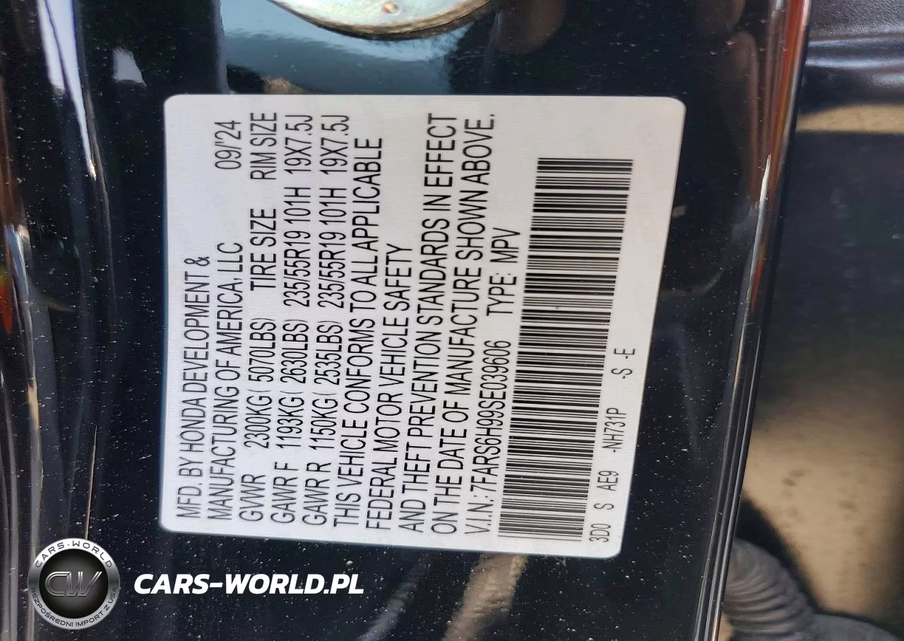 2025 Honda Cr-V Hybrid Sport Touring VIN:7FARS6H99SE039606 - 12